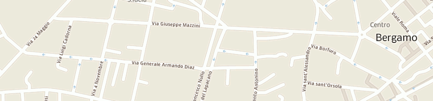 Mappa della impresa bugada virginio a BERGAMO