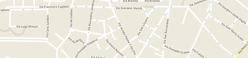 Mappa della impresa il centro immobiliare (snc) a BERGAMO