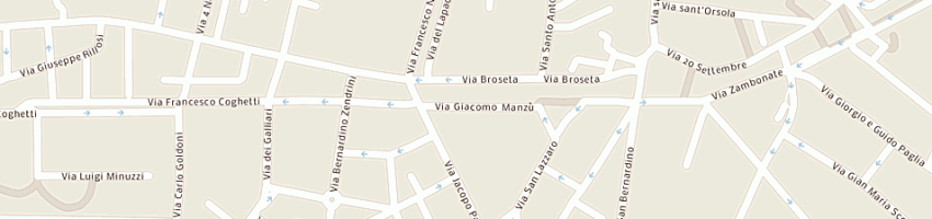 Mappa della impresa sele residence srl a BERGAMO