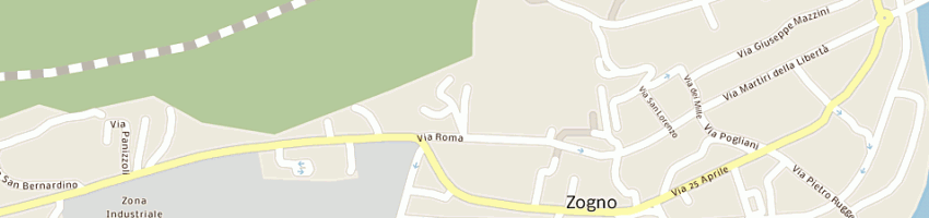 Mappa della impresa scuri alessandro a ZOGNO