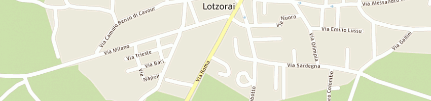 Mappa della impresa saeda di mannini piercarlo a LOTZORAI