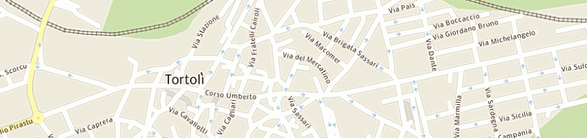 Mappa della impresa officina moto arzu giovanni a TORTOLI 