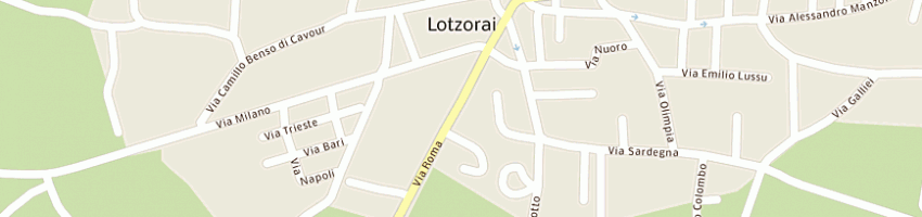 Mappa della impresa tegas francesca a LOTZORAI