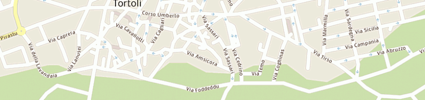 Mappa della impresa service center sas di lai franca ec a TORTOLI 