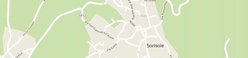 Mappa della impresa bosio piergiuseppe a SORISOLE
