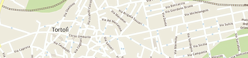 Mappa della impresa cantina sociale ogliastra a TORTOLI 