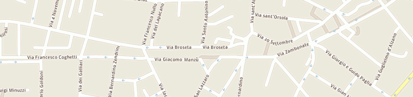 Mappa della impresa artigiani del tempo di carta lorenzo a BERGAMO