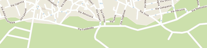 Mappa della impresa cugudda maria gabriella a TORTOLI 