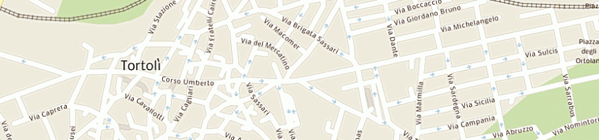Mappa della impresa navarrese (srl) a TORTOLI 
