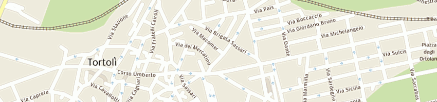 Mappa della impresa la giovane quercia snc di ladu marcello e c a TORTOLI 