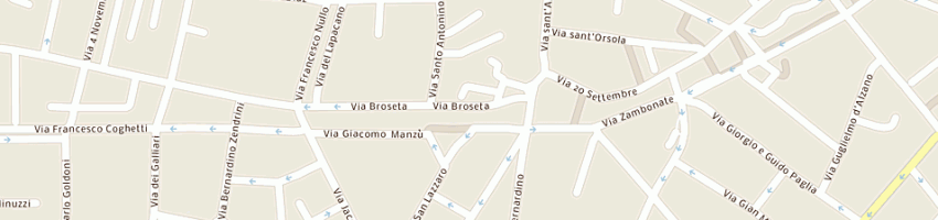 Mappa della impresa ghiringhelli doretta a BERGAMO