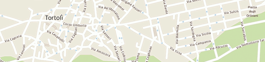 Mappa della impresa pilia a TORTOLI 