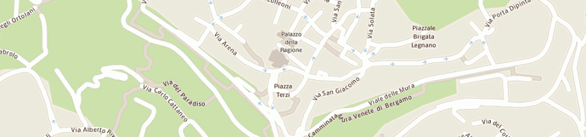 Mappa della impresa casella aldo a BERGAMO