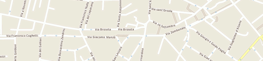 Mappa della impresa simpaty mode a BERGAMO
