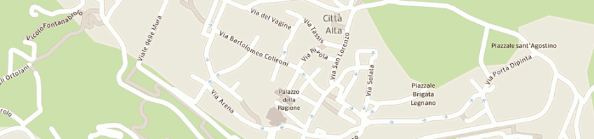 Mappa della impresa bar flora di mariani paola e c sas a BERGAMO