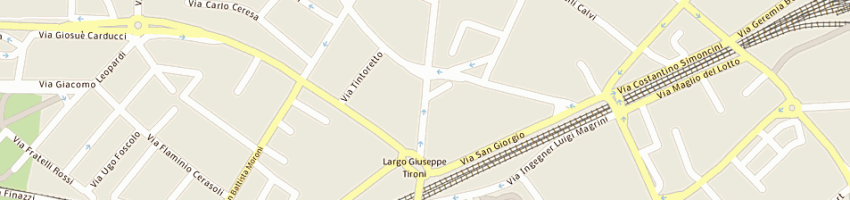 Mappa della impresa acli service bergamo srl a BERGAMO