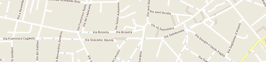 Mappa della impresa tintori enrico e c (snc) a BERGAMO
