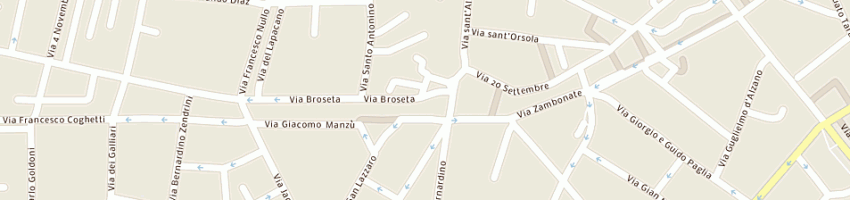 Mappa della impresa la compagnia dell'oro (srl) a BERGAMO