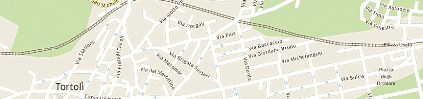 Mappa della impresa piroddi pierpaolo a TORTOLI 