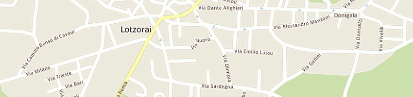 Mappa della impresa campeggio cavallo bianco sncdi loddo mario e c a LOTZORAI