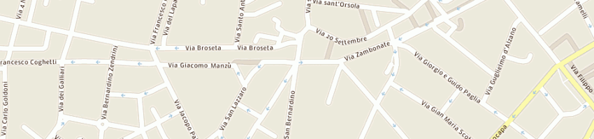 Mappa della impresa taschini silvio a BERGAMO