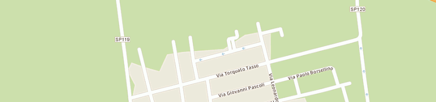 Mappa della impresa geometra giuseppe turino a BERGAMO