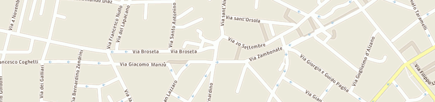 Mappa della impresa silvestri enrico a BERGAMO
