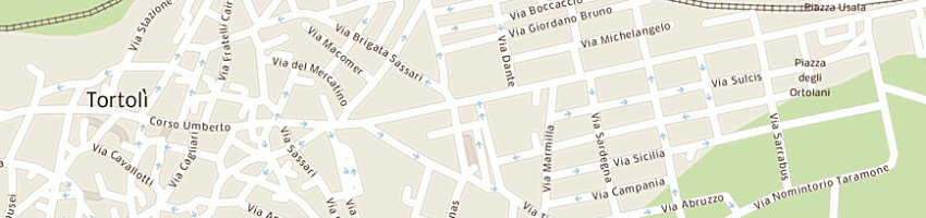 Mappa della impresa istituto professionale alberghiero a TORTOLI 