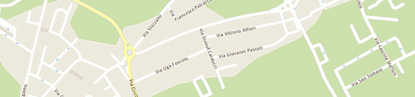 Mappa della impresa falegnameria artigiana di a AZZANO SAN PAOLO