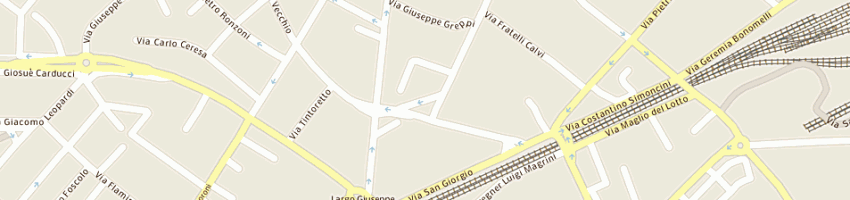 Mappa della impresa l'arca studio immobiliare di patelli rita e c sas a BERGAMO
