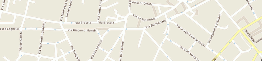 Mappa della impresa mercatino di montanari ilda a BERGAMO