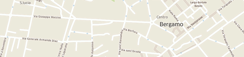 Mappa della impresa interconsult (sas) a BERGAMO