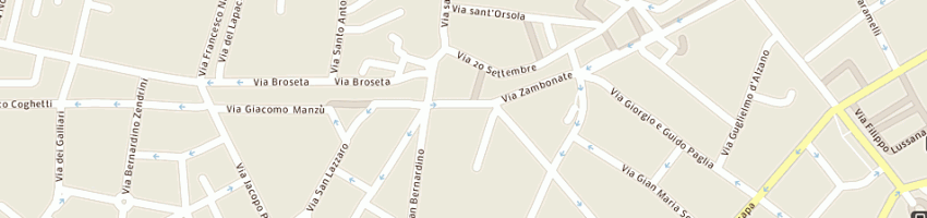 Mappa della impresa duo srl a BERGAMO