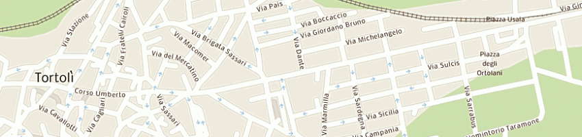 Mappa della impresa tortoli' immobiliare srl a TORTOLI 