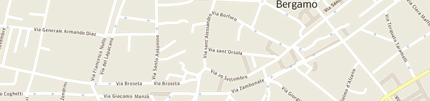 Mappa della impresa lunetta's space di agazzi andrea a BERGAMO