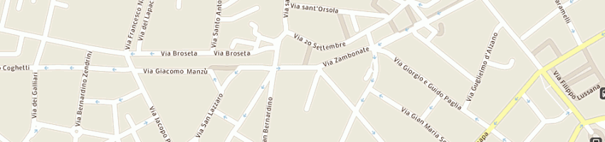 Mappa della impresa marziali e farneti (srl) a BERGAMO