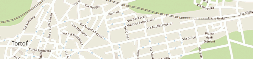 Mappa della impresa la fabbrica di pischedda maurizio e c sas a TORTOLI 