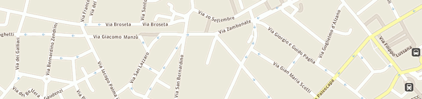 Mappa della impresa gamba massimiliano centro tecnico d'oro a BERGAMO