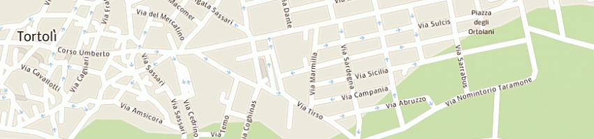 Mappa della impresa boi cubeddu anna a TORTOLI 