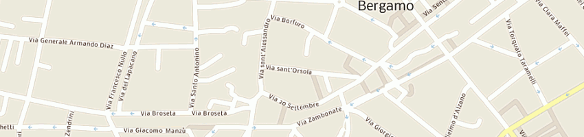Mappa della impresa galleria marco pagni (sas) a BERGAMO