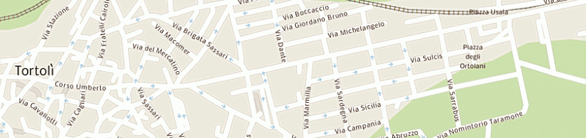 Mappa della impresa sa buttega di piras stefania e c sas a TORTOLI 