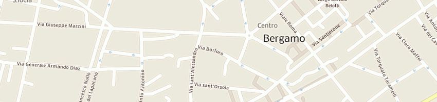 Mappa della impresa uffici giudiziari - tribunale civile a BERGAMO