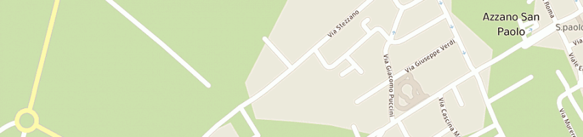 Mappa della impresa light up service a AZZANO SAN PAOLO