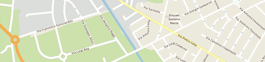 Mappa della impresa bobbi flli (srl) a PIACENZA
