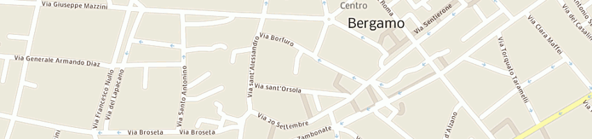 Mappa della impresa dana' dane' srl a BERGAMO