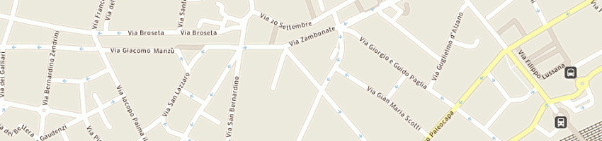 Mappa della impresa rotondo cristiano a BERGAMO