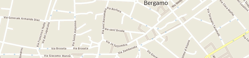 Mappa della impresa el-sa srl a BERGAMO
