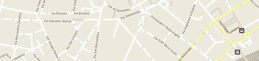Mappa della impresa spaccio del parmigiano di grisenti fernando e c sas a BERGAMO