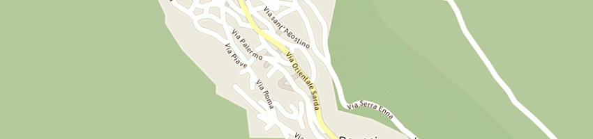 Mappa della impresa cabras giampaolo a BAUNEI