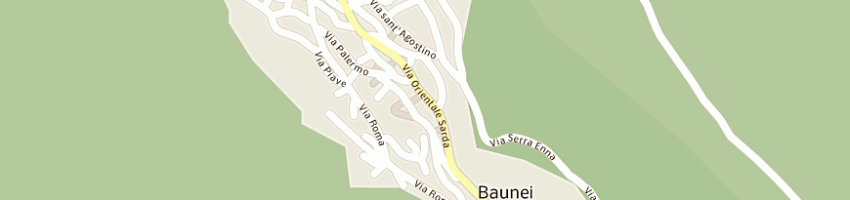 Mappa della impresa market di fenude giovanni a BAUNEI